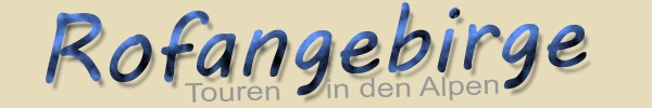 Überschrift: Rofangebirge