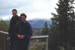 Zusammen mit Philip in Jasper, Alberta.