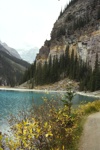 Wanderung um den Lake Louise.