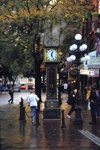 Die dampfbetriebene Steam Clock in Vancoucver.