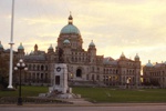 Das Parlamentsgebäude British Columbia in Victoria.