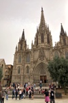 Die beeindruckende Kathedrale von Barcelona im Barri Gòtic.