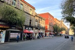 Kolonialbauten auf dem Weg zum Zócalo.