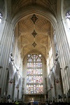Das helle und filigrane Gewölbe der Bath Abby.