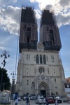 Die Kathedrale von Zagreb war leider (wieder) eine Baustelle.