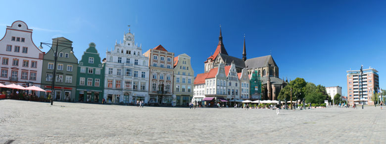 Neuer Markt in Rostock.