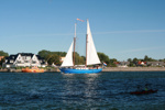 Hanse Sail auf der Warnow. Hanse Sail auf der Warnow.
