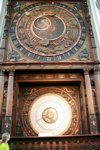 Astronomische Uhr in der Rostocker Marienkirche. Astronomische Uhr in der Rostocker Marienkirche.