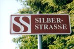 Silberstraße - Schild. Silberstraße - Schild.