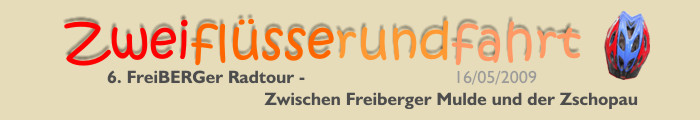 Überschrift: 6. FreiBERGer Radtour