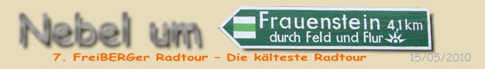 Überschrift: 7. FreiBERGer Radtour