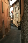 Die engen Gassen von Piovere.
