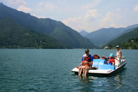 Paddeln auf dem Ledrosee.