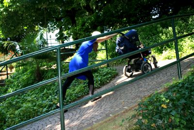 Die Wege in der Stadt waren nicht immer einfach.