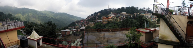 Blick über McLeod Ganj