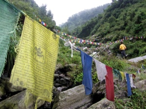 Gebetsfahnen dürfen natürlich nicht fehlen*