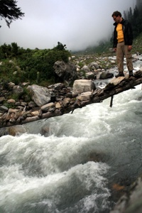 Abenteuerliche Überquerung des Hamta Rivers