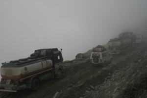 Stau auf dem Rohtang Pass