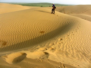 Brennend heißer Wüstensand*