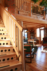 Innenaufnahme mit Blick nach oben