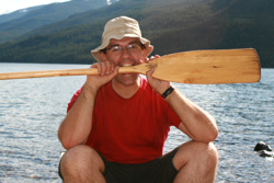 Bei Wellen und Wind hätte ich manchmal ins Paddel beißen können.