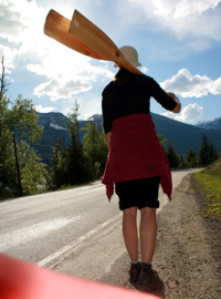 Das Ende eines langen Tages auf dem Slocan Lake.
