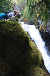 Wasserfall nahe New Denver