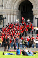 Alles trainiert für die Parade am Victoria Day*
