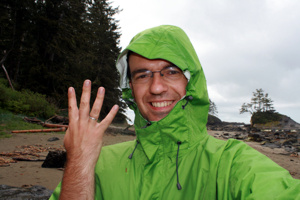 Ich liebe meinen Poncho auch am vierten Tag