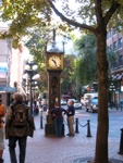 Die Dampfuhr in der Gastown.**