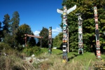 Totem Poles im Stanley Park.