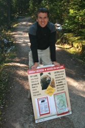 Vorsicht Bären! Nur in 4er Gruppen war die Wanderung erlaubt.