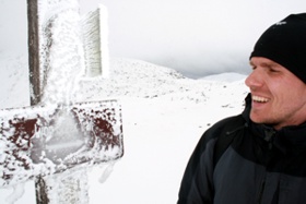 Wo ist eigentlich in all dem Schneegestöber der Weg?