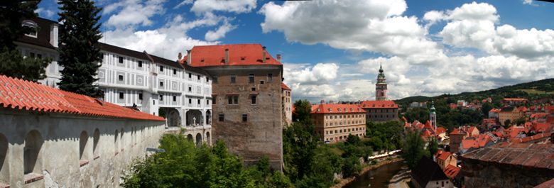 Panorama mit Mantelbrücke (links).