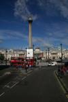 Säule mit Nelson vor der National Gallerie Säule mit Nelson vor der National Gallerie