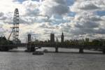 Blick über die Themse zum London Eye Blick über die Themse zum London Eye