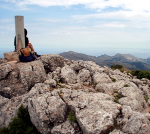 Der Gipfel mit einem tollen Ausblick über den Norden der Insel.