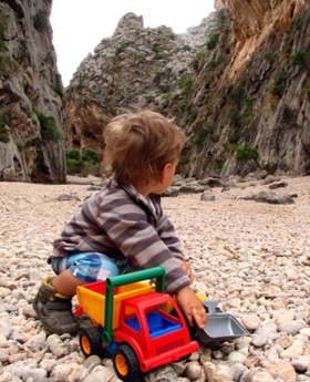 Kipper und Bagger waren auch mit der in Torrent de Parais.*