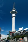 Der SkyTower (328 m) - ein echtes Wahrzeichen von Auckland