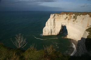 Felsbogen im Kreidefelsen