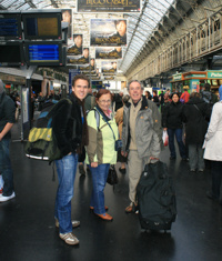 Gemeinsame Ankunft in Paris Est