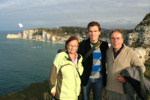 Auf den Klippen von Étretat Auf den Klippen von Étretat