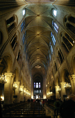 Im Inneren von Notre-Dame*