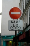 Klares Statement an Radfahrer