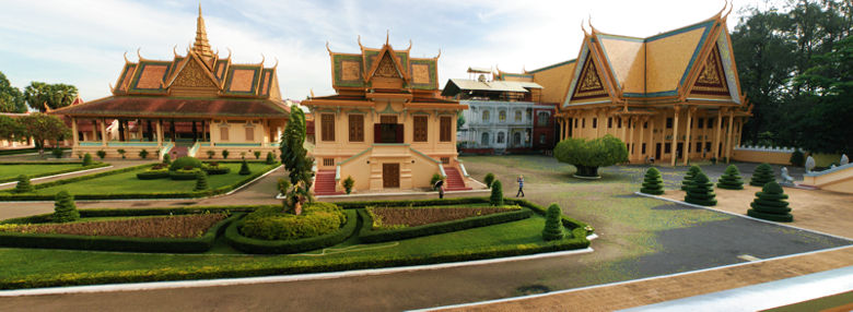 Ein Blick durch den Königspalast.