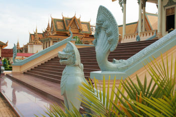 Der Aufstieg zur Audienzhalle.