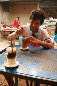 Khmer Café - einfach lecker bei den Temperaturen.