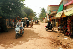 Unsere Tour führte entlang ruhiger Seitenstraßen.