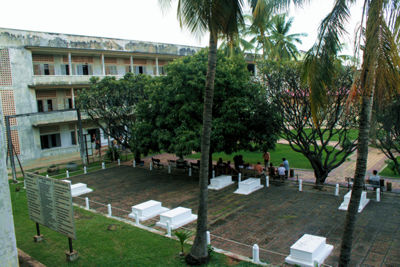 Ehemaliges Foltergefängnis S-21 Tuol Sleng.