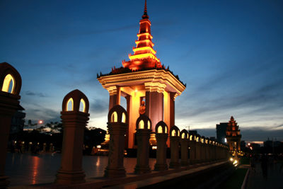 Statue des Königsvaters Norodom Sihanouk.